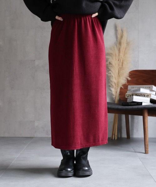 ap retro スカート 「選べるカラー」タイトスカート/コーデュロイ