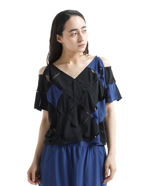 Y-3 tシャツ W PUZZLE TOP レディース : ZOZOTOWN Yahoo!店 - 通販