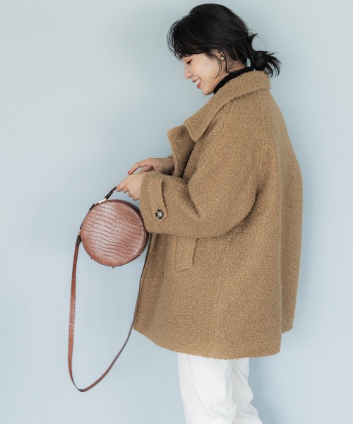 「coca（coca）」 ステンカラーコート M ブラック レディース_画像9