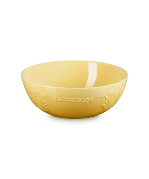 新品　LE CREUSETマルチ ボウルスプリングレリーフ 25cm Le Creuset 食器 マルチボール 25cm スプリングレリーフ