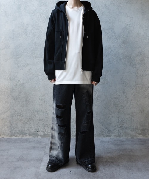 PHILTHEORY パーカー Double knee zip parker/ダブルニージップ