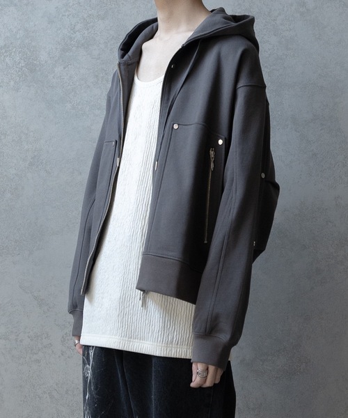 パーカー　2枚 PHILTHEORY パーカー Double knee zip parker/ダブルニージップ