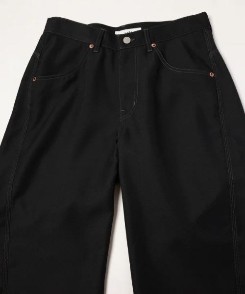 wgj　オキネ　スラックス　ブラック　Lサイズ wgj様専用 オキネ スラックス ブラック Lサイズ