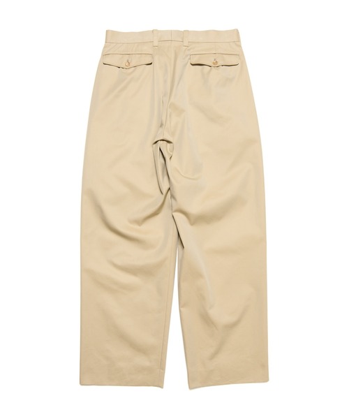 ワイドパンツ スラックス CHINO SLACKS メンズ レディースの画像