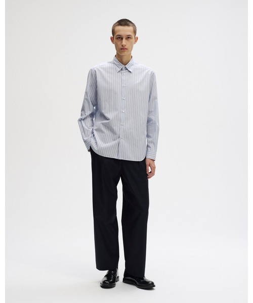 ワイドパンツ スラックス CHINO SLACKS メンズ レディースの画像