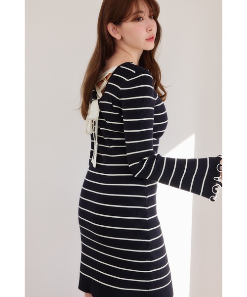 Her lip to ワンピース Be Mine Back Lace-Up Mini Dress : ZOZOTOWN