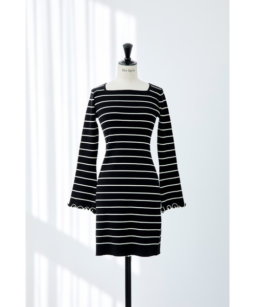 Her lip to ワンピース Be Mine Back Lace-Up Mini Dress : ZOZOTOWN