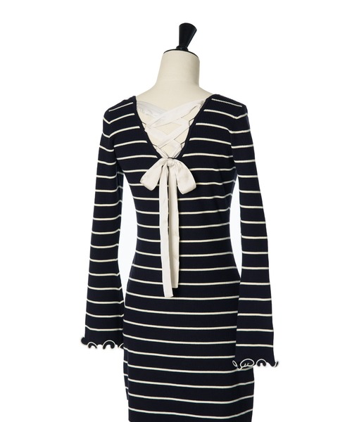 Her lip to ワンピース Be Mine Back Lace-Up Mini Dress : ZOZOTOWN