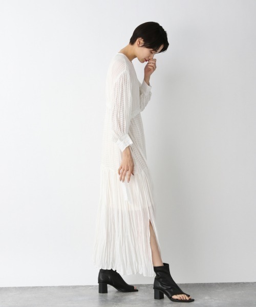 「JEANASIS」 オープントゥブーツ LARGE ブラック レディース_画像4