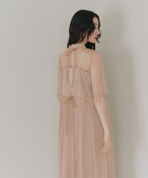 kaene ドレス シャンブレードッキングドレス : ZOZOTOWN Yahoo
