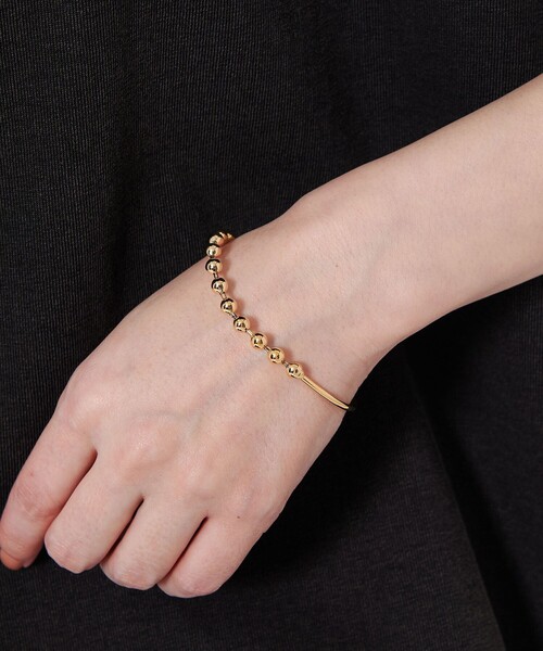 ★HYERES★ Hエディション オニックス ビード ブレスレット ☆HYERES☆ Hエディション オニックス ビード ブレスレット