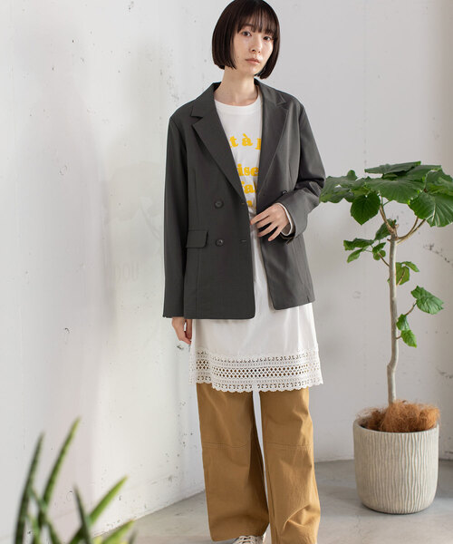 POU DOU DOU（プードゥドゥ） ジャケット テーラードジャケット ダブル