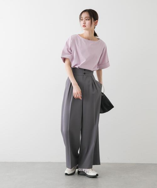 SENSE OF PLACE by URBAN RESEARCH tシャツ 「UR TECH」ロールスリーブ