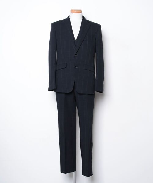 SUIT SELECT」 スーツ A5 ネイビー メンズ ✨レア品✨】SUITSELECT