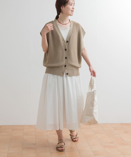 URBAN RESEARCH DOORS ワンピース 2WAYタンクトップレイヤード