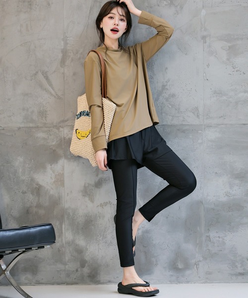 IEDIT（イディット） 水着 福田麻琴さんコラボ リブ素材のスイムウェア