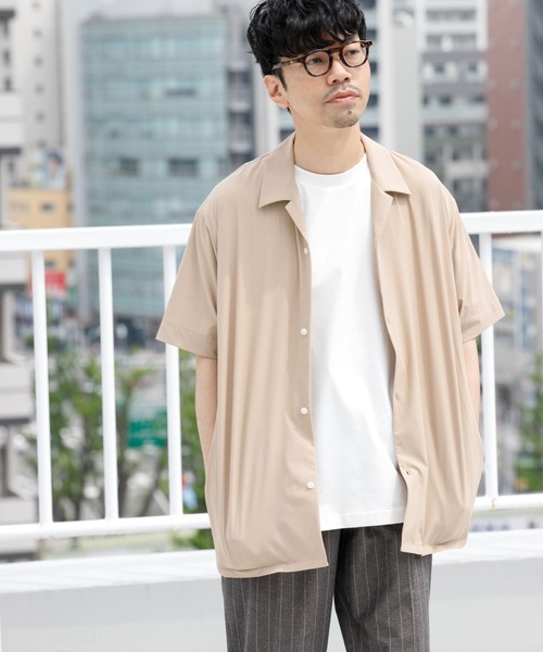 URBAN RESEARCH ROSSO MEN シャツ 半袖 「セットアップ対応」「XL