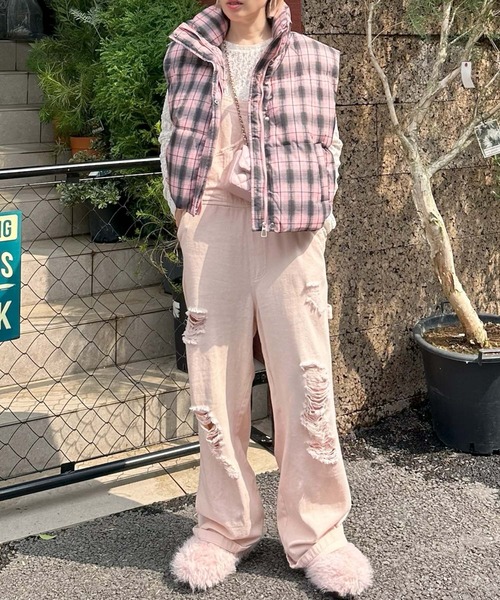 Alley Tokyo サロペット オーバーオール けっこうなダメージサロペ