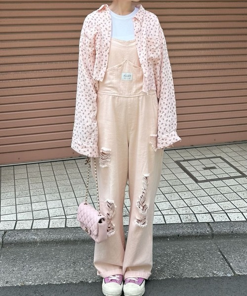 Alley Tokyo サロペット オーバーオール けっこうなダメージサロペ