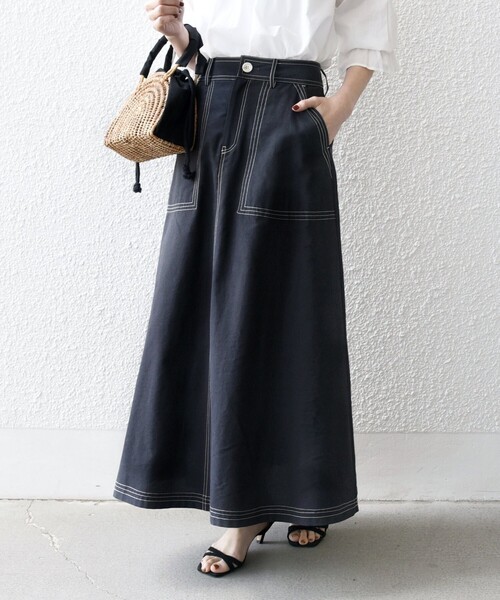 ♥歳末最終売り尽くし♥❣慈雨❣コットン100% プリントロングスカート セール】プリーツロングスカート（スカート）｜Sibra（シブラ）の