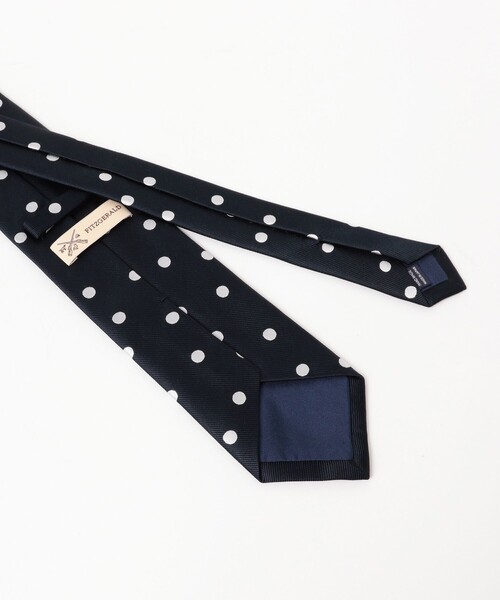 BEAMS F ネクタイ FITZGERALD / シルク ドット柄 : ZOZOTOWN