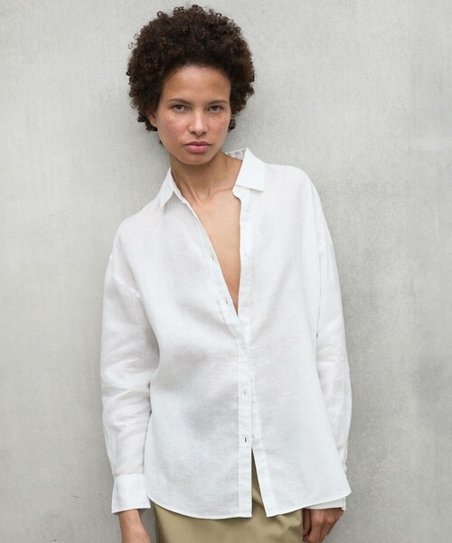 ブラウス シャツ DARIA LINEN シャツ / DARIA LINEN SHIRT WOMAN レディース