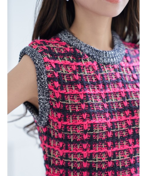 「emiriawiz」 ニットワンピース MEDIUM グリーン レディース_画像3