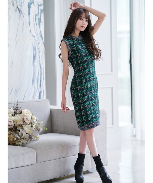「emiriawiz」 ニットワンピース MEDIUM グリーン レディース_画像4