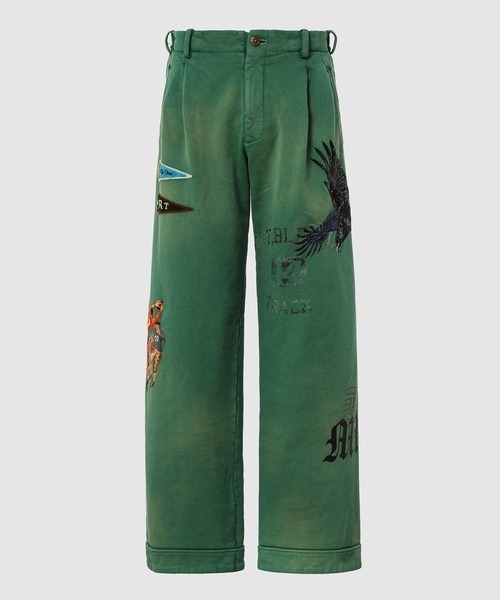 KHOKI 25SS メモリアル スウェットパンツ KHOKI（コッキ） スウェットパンツ ジャージ 「KHOKI」Vintage-effect