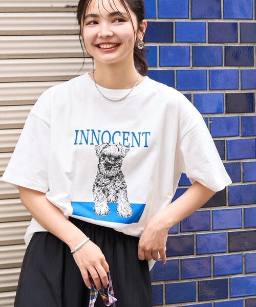 FREAK'S STORE（フリークスストア） tシャツ ドッグ アート プリントT