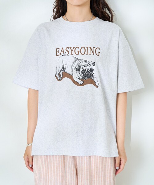 FREAK'S STORE（フリークスストア） tシャツ ドッグ アート プリントT