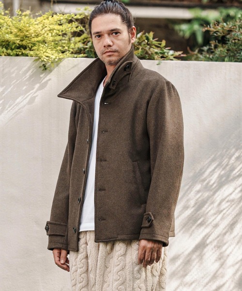 CAMBIO（カンビオ） pコート ピーコート mj10847- メルトンシングルP