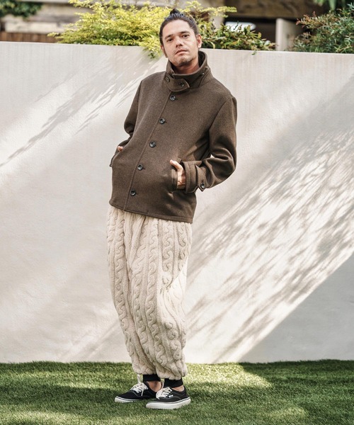 CAMBIO（カンビオ） pコート ピーコート mj10847- メルトンシングルP