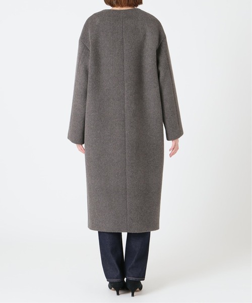 IENA（イエナ） ノーカラーコート 34 ベージュ レディース : ZOZOTOWN