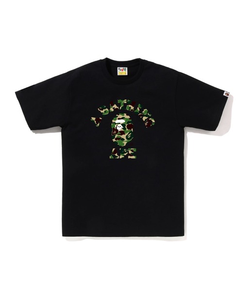 国内配送★A BATHING APE★ABC CAMO カレッジ 半袖T 3色 人気 A BATHING APE tシャツ ABC CAMO COLLEGE TEE メンズ レディース