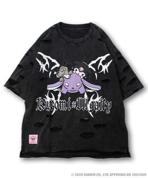 GALFY tシャツ 「GALFY/ガルフィー」×「KUROMI/クロミ」イル