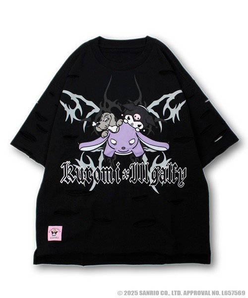 GALFY クロミ Tシャツ クロミ×GALFY(ガルフィー) クロミちゃんとGALFYの半袖TEE - Ink