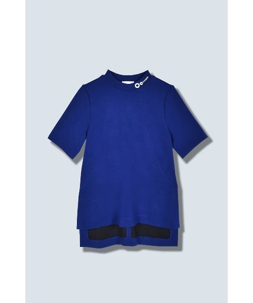 tシャツ NECK LOGO TOP レディース