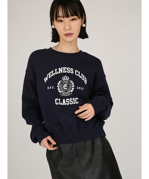 emmi トレーナー スウェット 「ONLINE限定カラー」カレッジロゴ