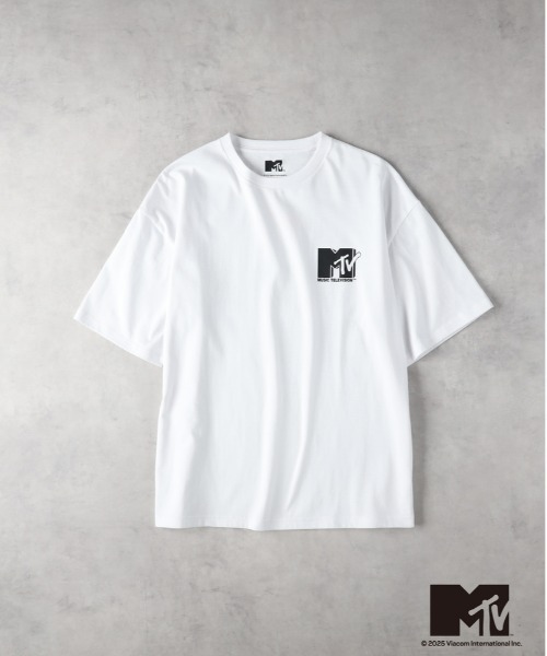 Right-on（ライトオン） tシャツ 「MTV」サウンドロゴプリントTシャツ 