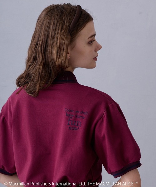 ポロシャツ ポロ THE MACMILLAN ALICE マクミラン・アリスパフスリーブ