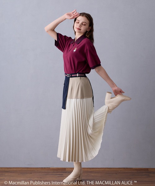 ポロシャツ ポロ THE MACMILLAN ALICE マクミラン・アリスパフスリーブ