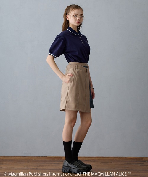 ポロシャツ ポロ THE MACMILLAN ALICE マクミラン・アリスパフスリーブ