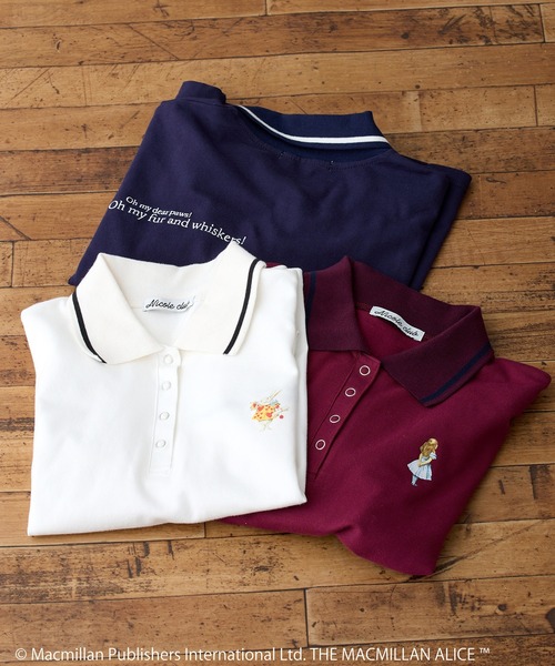 ポロシャツ ポロ THE MACMILLAN ALICE マクミラン・アリスパフスリーブ