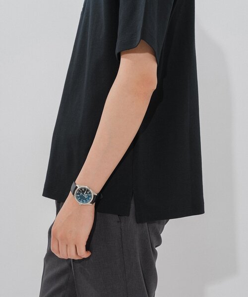 「EDIFICE」 半袖ポロシャツ MEDIUM ホワイト メンズ