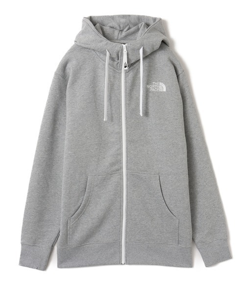 ノースフェイス　ジップパーカー　M THE NORTH FACE 「THE FACE」 ジップアップパーカー M グレー