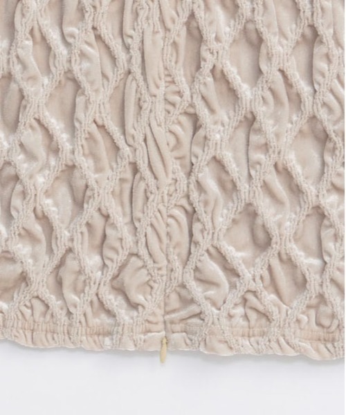 MAISON SPECIAL（メゾンスペシャル） スカート Velor Shirring Skirt