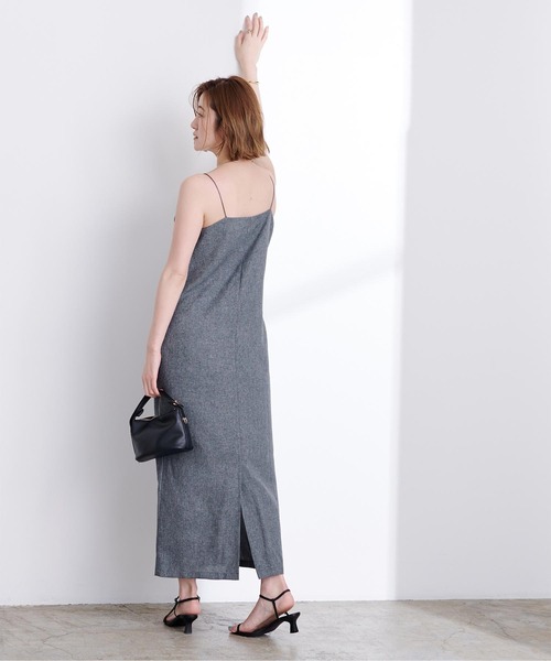 「ur's」 キャミソールワンピース M アイボリー レディース_画像4