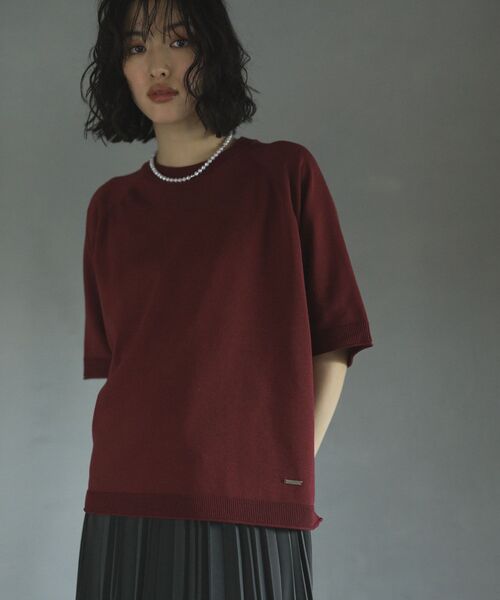 Green Parks（グリーンパークス） ニット セーター トレーナー風ニット