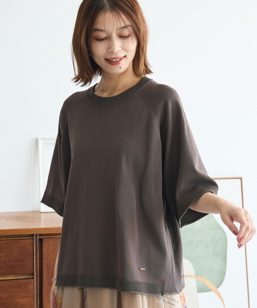 Green Parks（グリーンパークス） ニット セーター トレーナー風ニット